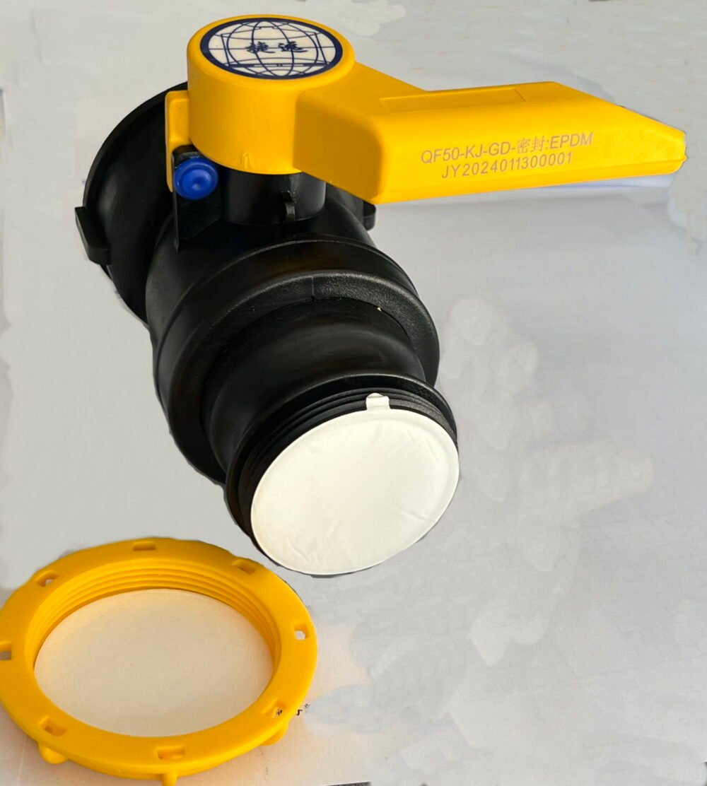 DN50 Black Ball Valve With Camlock