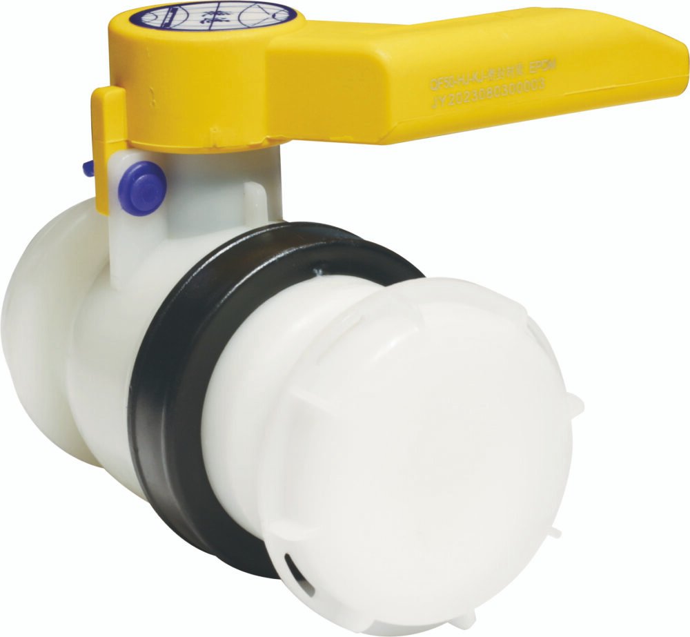DN50 White Ball Valve With Camlock