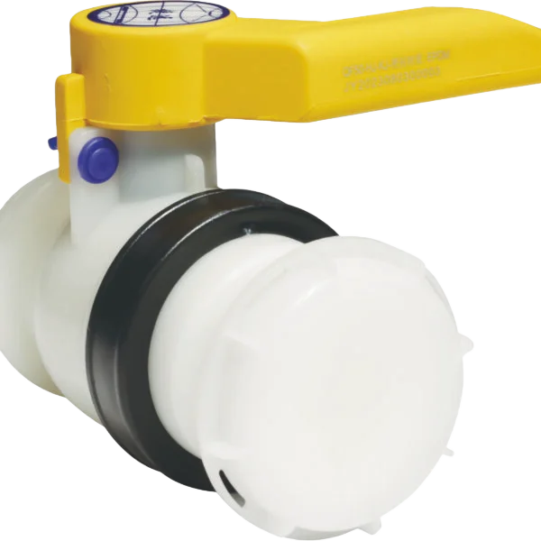 صمام كروي أبيض DN50 مع Comlock